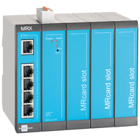 Insys Microelectronics icom MRX5 LAN - mod. LAN-Router - Ethernet-WAN - Schnelles Ethernet - Blau - Grau