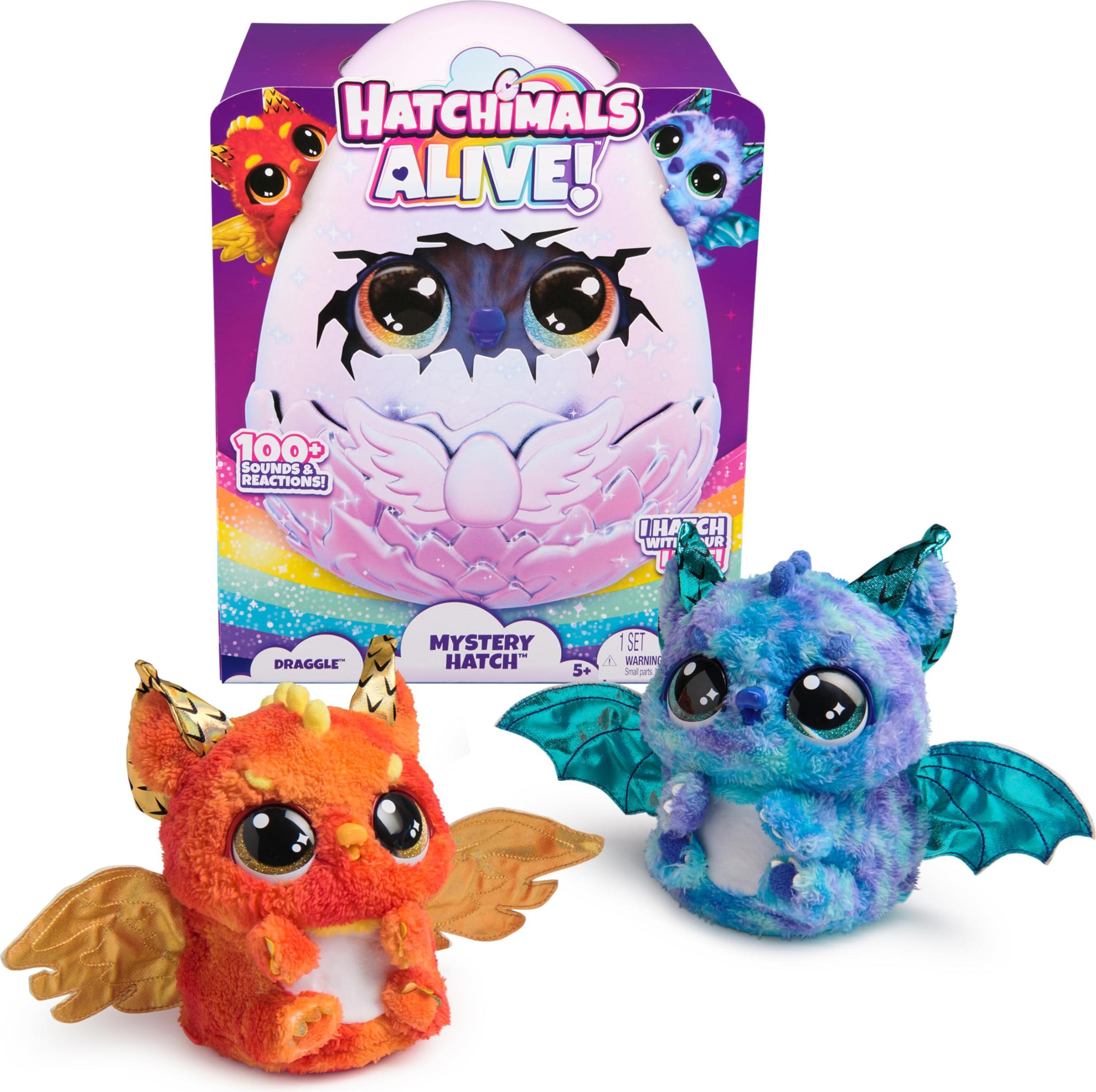 Spin Master Hatchimals Alive Mystery Hatch Draggle 5+ Yearbeschdigt 6069282
