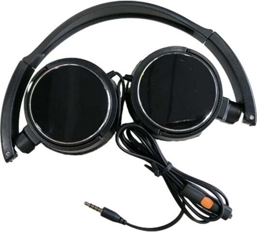 Gaming-Headset mit kabelgebundenem, drehbarem Heavy-Bass, Schwarz