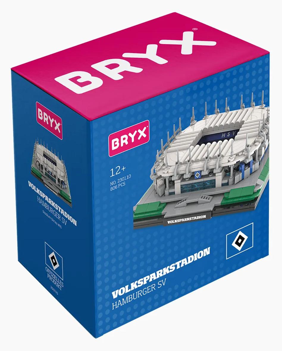 BRYX Volksparkstadion Hamburger SV Klemmbaustein Set 806 Teile ab 12 Jahre 230110