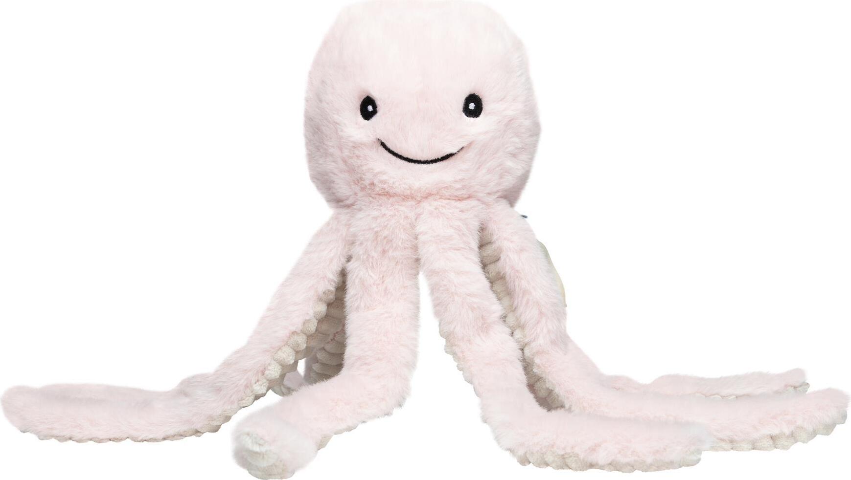 mbw Vertriebsges.mbH Recycel Oktopus rosa, Höhe 35 cm, aus 100% recycelten PET-Flaschen