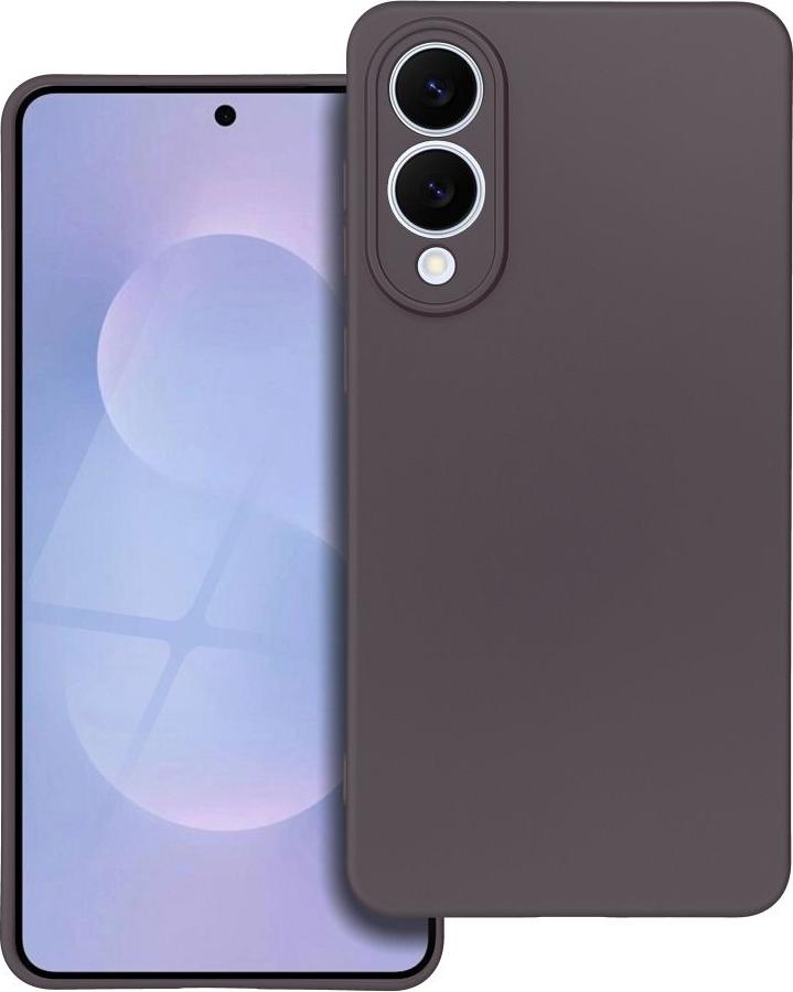 Puzdro na mobilný telefón METALLIC vhodné pre SAMSUNG S25 Edge sivé