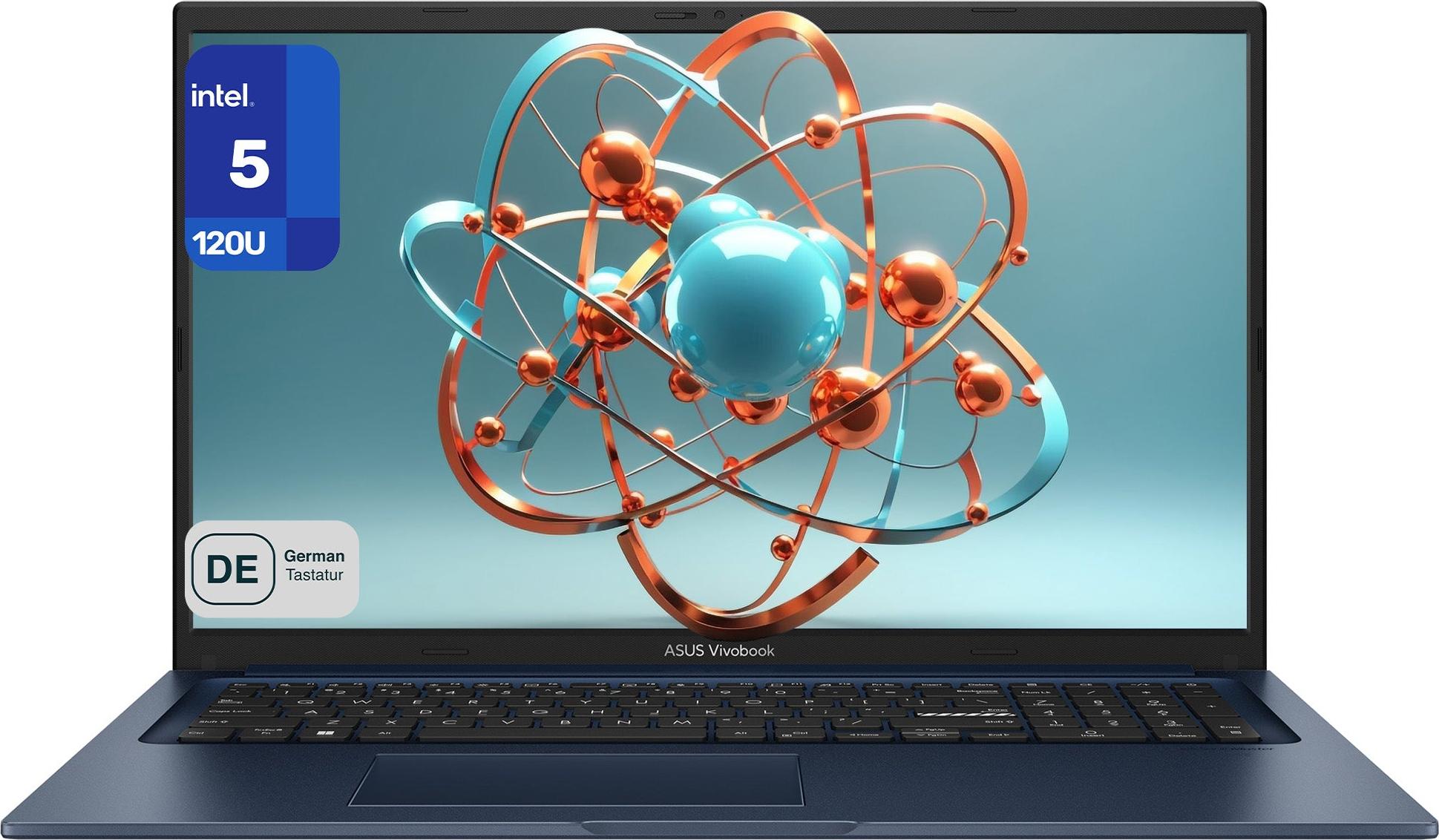 Asus Vivobook 17 Business Laptop, Intel Core 5 120U, 17.3