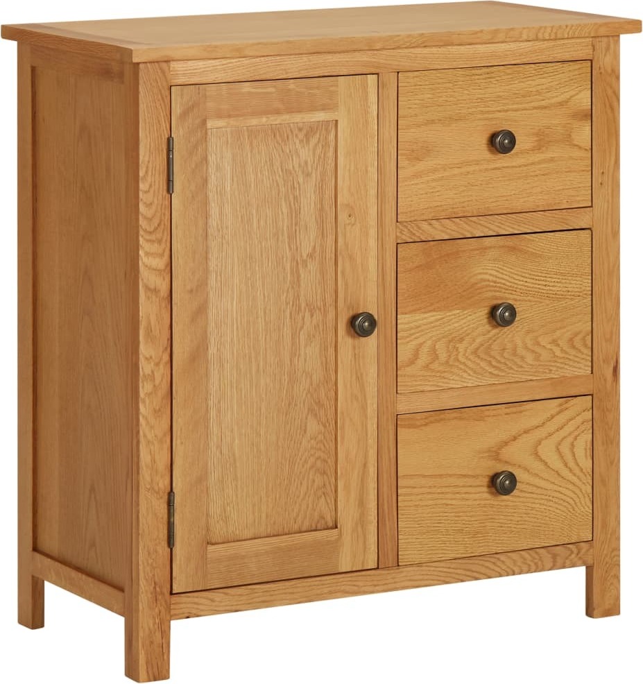 Küchenschrank 70x35x75 cm Massivholz Eiche