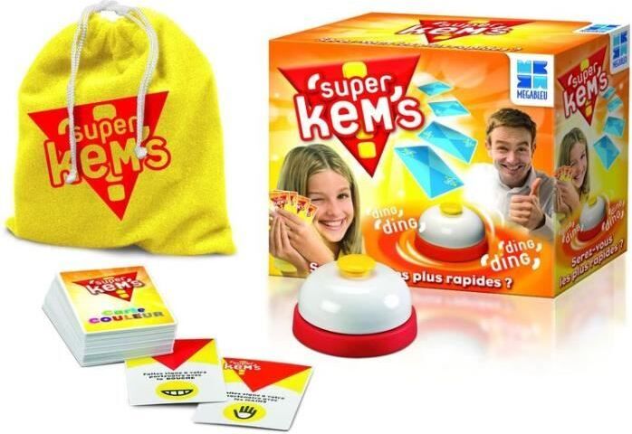 Kartenspiel Kem's SUPER KEMS FFF, Equipe de France, 52 Karten, MEGABLEU MEG3760046783509