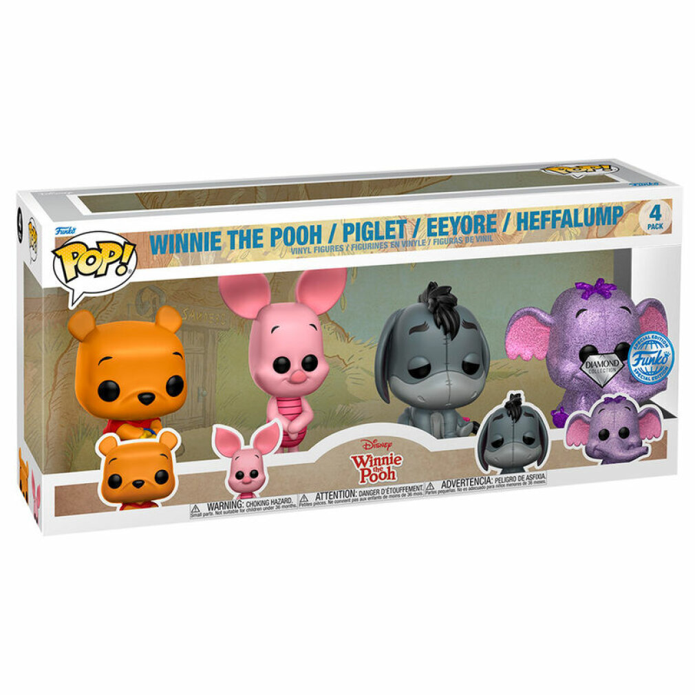 Funko Pop! Zestaw 4 figurek Disney Winnie the Pooh - Edycja Ekskluzywna FK66843