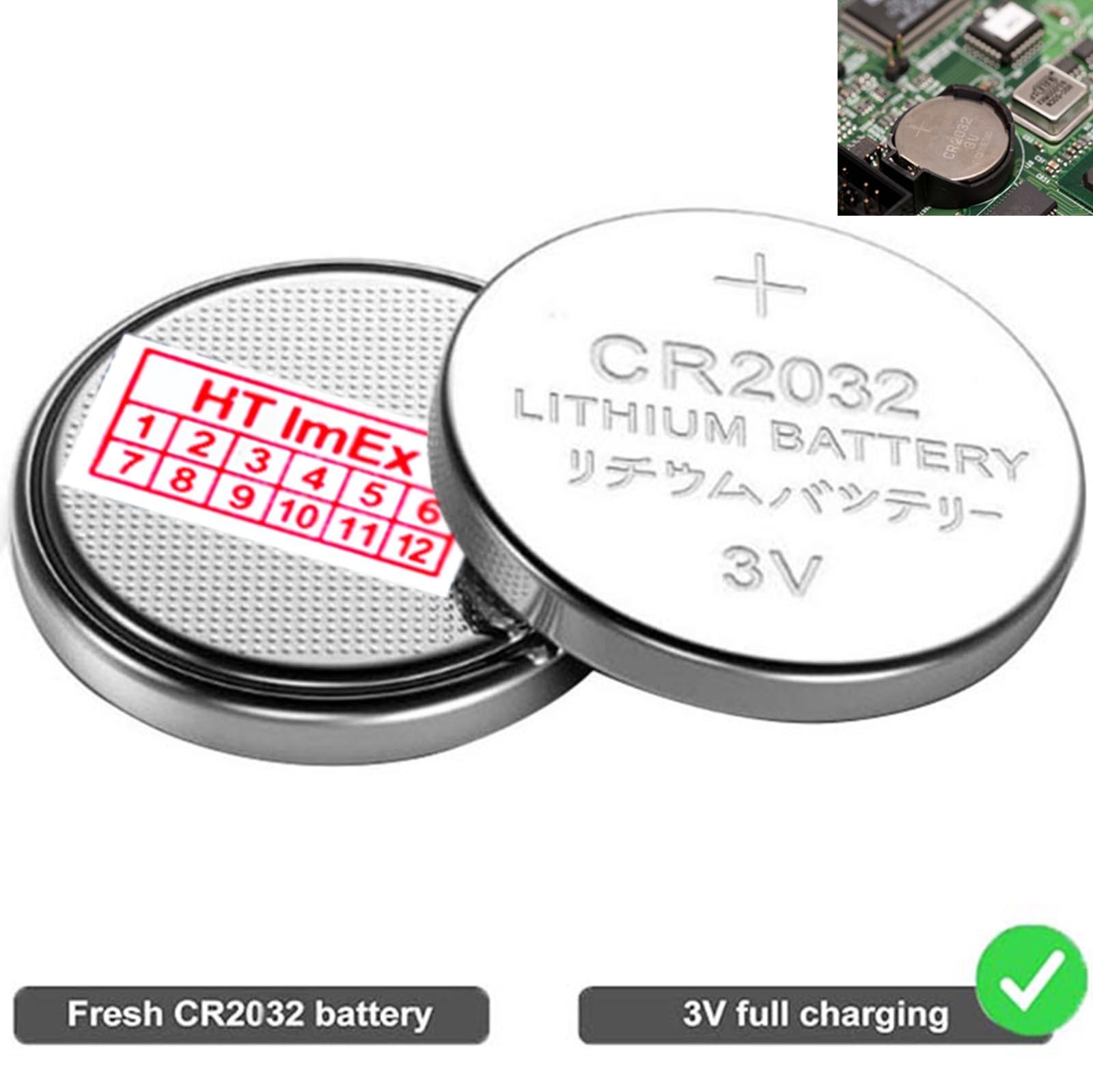 HT ImEx RTC CR2032 BIOS Batterie CMOS Knopfzelle Akku Battery mit Steckerkabel für HP 2140 Mini-Note PC, DellProbook 430 G3, 440 G2