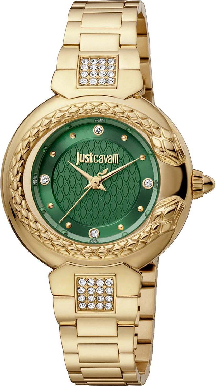 Just Cavalli Hodinky JC1L174M0075 Dámske náramkové hodinky Gold