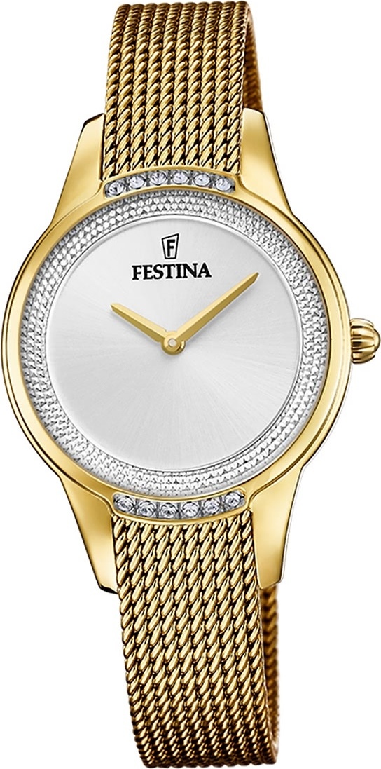 Festina Dámske hodinky z nehrdzavejúcej ocele F20495/1 Náramkové hodinky zlaté Mademoiselle D2UF20495/1