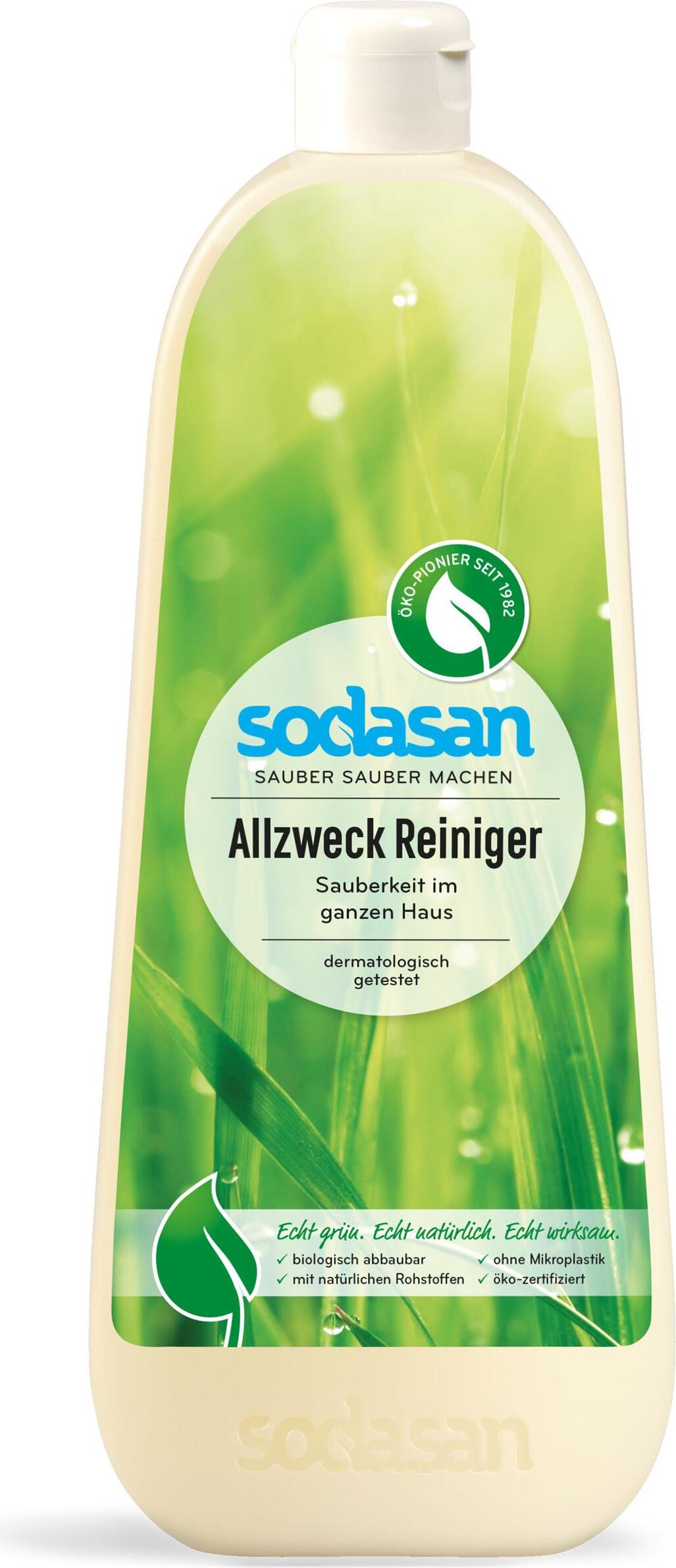 Sodasan Allzweck Reiniger 1L Sauberkeit im ganzen Haus (1er Pack) 3506