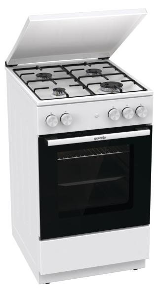 GORENJE Standherd 50cm Gas 4Brenner A weiß GG5A14WJ