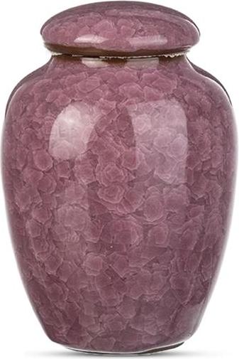 Luxe Mini Urne 200 ML aus Keramik in Pure Rosa - Cremation Urn für Menschen und Haustiere - Dekorative Assehaltung