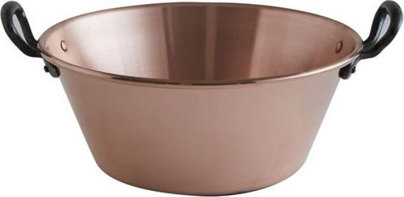 Kupfermarmeladenbecken 17/10 26cm 3l induktion Baumalu 207024