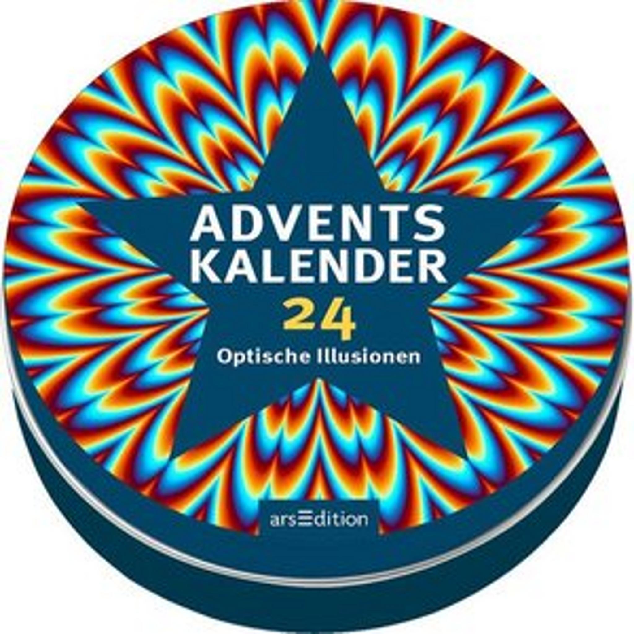 Adventný kalendár v plechovke - 24 optických ilúzií