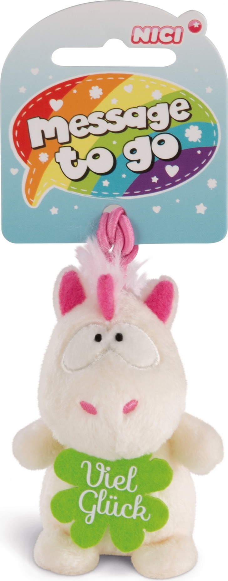 NICI - Theodor and Friends - Anhänger Einhorn Theodor Viel Glück 42726