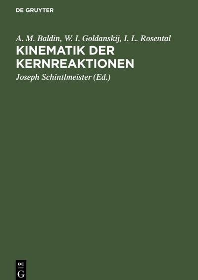 De Gruyter, Mercury Learning And Information Kinematik der Kernreaktionen