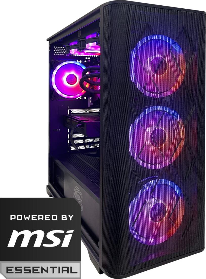 Gaming PC AN028 - Ryzen 5 7600 - RTX 5060 Ti - 512 GB NVMe - 16GB RAM - Win11