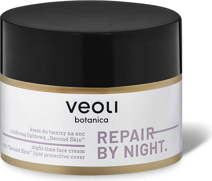 VEOLI Botanica Nachtcreme mit Lipidschutz "Zweite Haut" REPAIR BY NIGHT, 50ml
