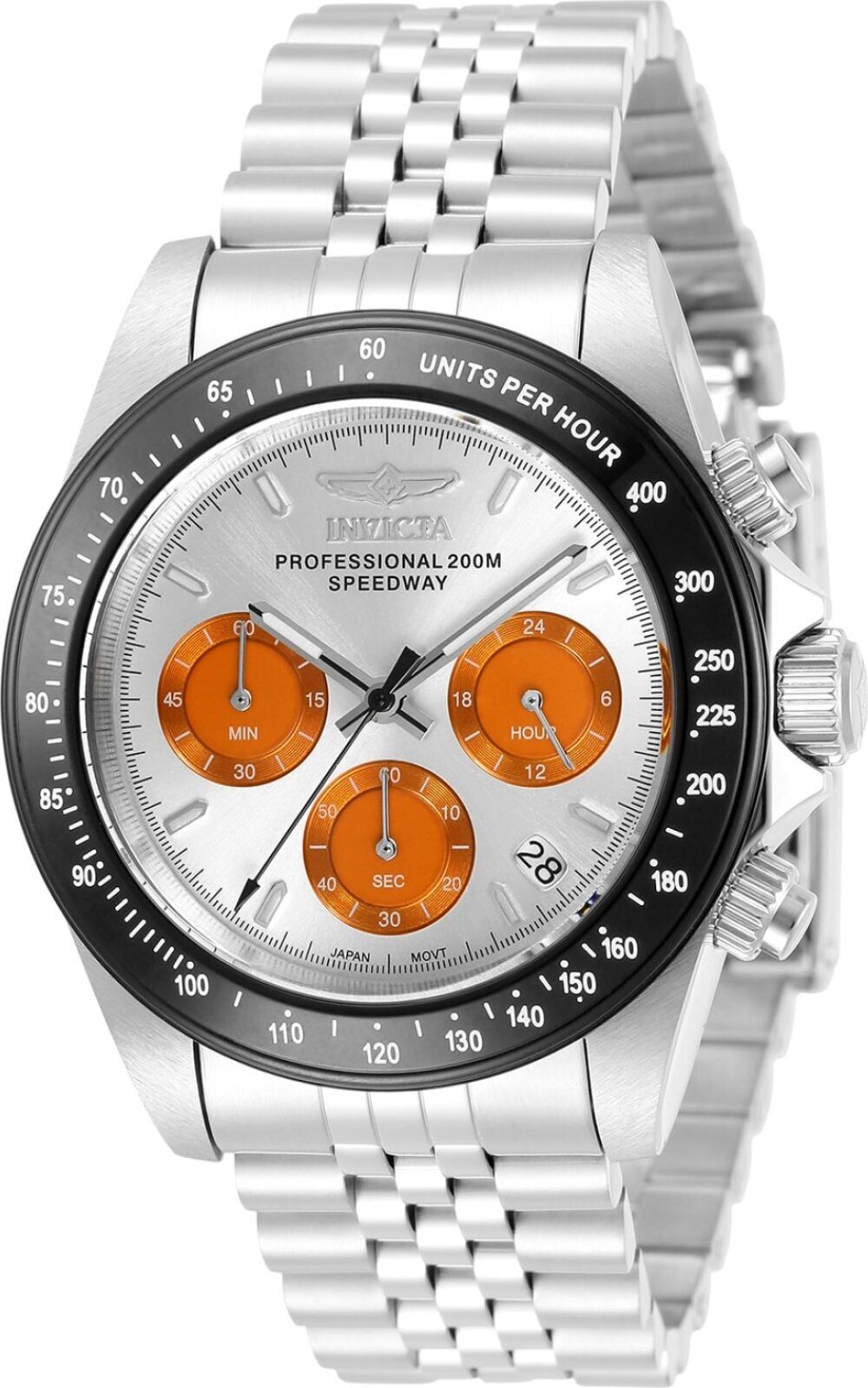 Orologio Invicta Speedway 10712 Da Uomo – Cassa In Acciaio 43mm, Quadrante Marrone, Movimento Al Quarzo, Impermeabile 20 Bar