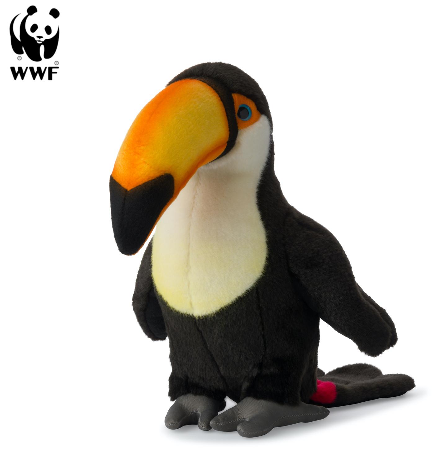 WWF Plüschtier Tukan Vogel Stofftier Kuscheltier Regenwald Tropen 35cm groß 15170032