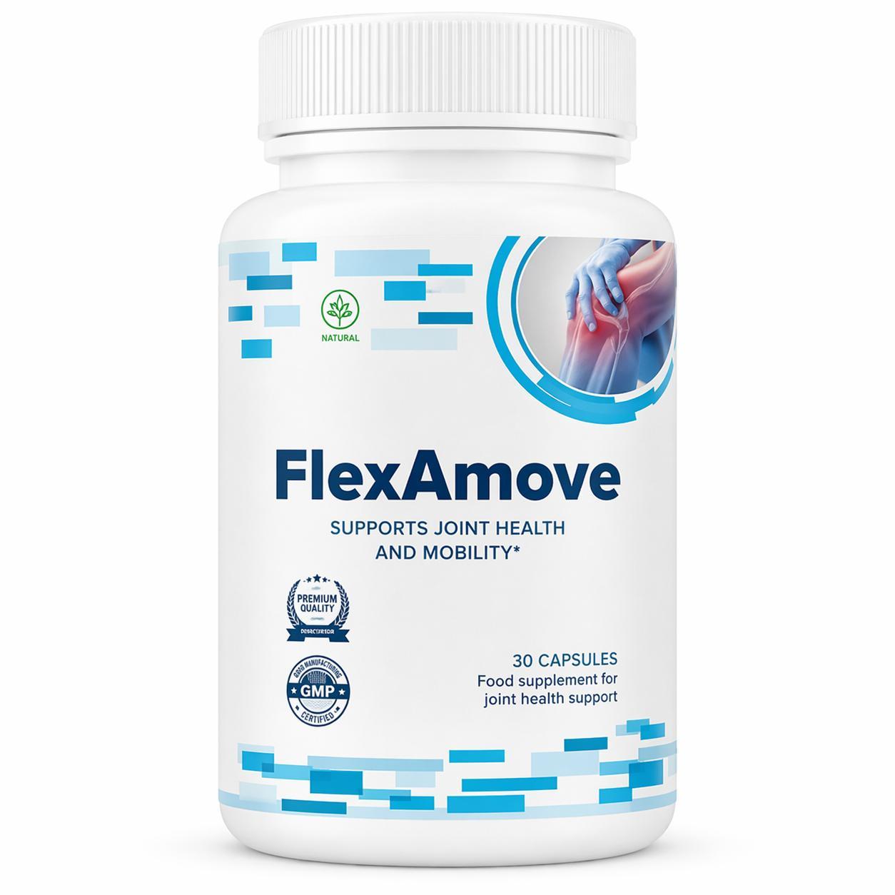 GLOBAL D LTD FlexAmove – Unterstützung für Gelenke & Beweglichkeit – 30 Kapseln