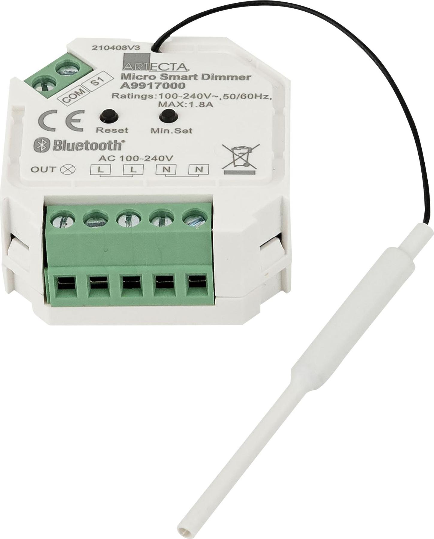 Artecta Bluetooth + RF AC Phase Dimmer Bis zu 400 W - Hinter- und Vorderkante A9917000