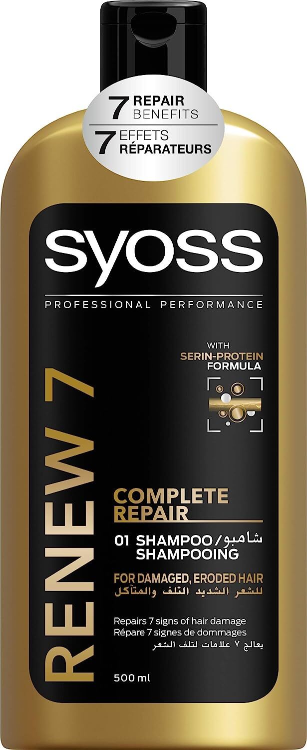 Syoss Renew 7 Complete Repair vlasový šampón pro poškozené vlasy 500 ml