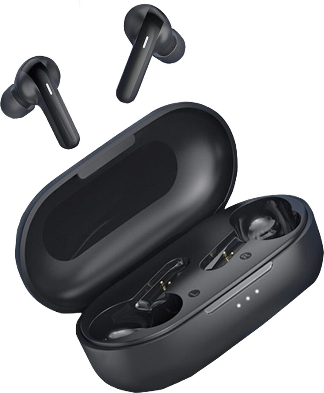 cofi1453® TWS bezdrôtové slúchadlá do uší bezdrôtové slúchadlá Bluetooth 5.0 s dotykovým ovládaním v čiernej farbe