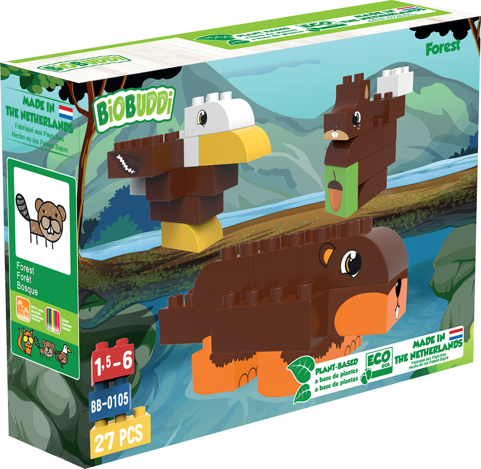 BiOBUDDi Wild Life Wald BB-0105