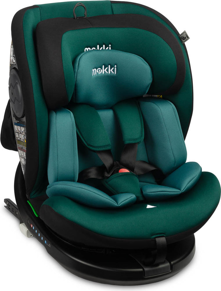 CARETERO Autositz Kinder Autokindersitz Mokki, ISOFIX, 40-150cm, Smaragdgrün 55915