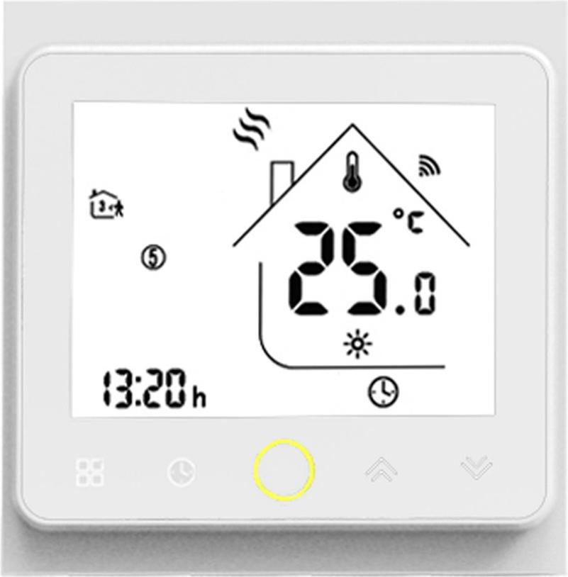 LEDKIA Heizungsthermostat WiFi Programmierbar Weiss Weiß