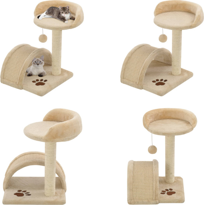 vidaXL Katzen Kratzbaum Sisal 40 cm Beige und Braun - Kratzbaum - Kratzbäume - Katzenbaum - Katzenbäume HL170544