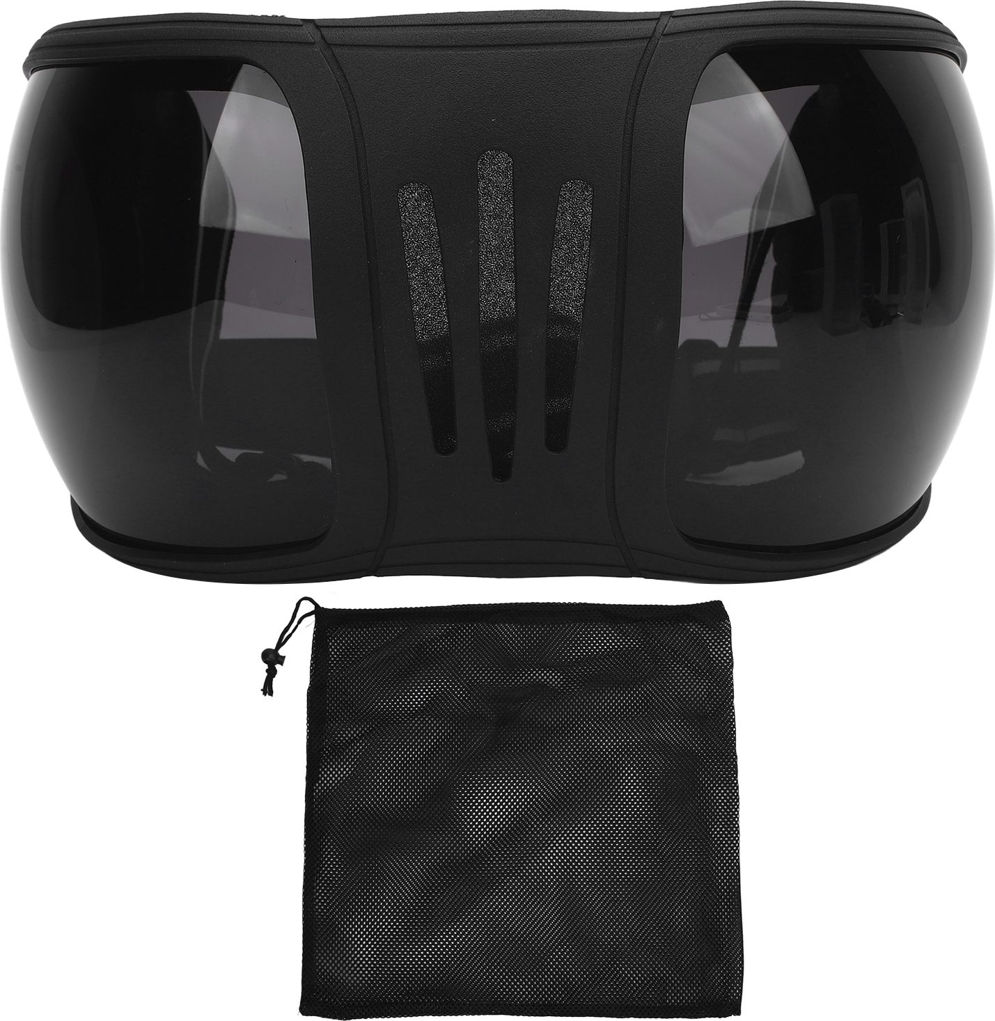 Lixada Pferderennsportbrille Kunststoff winddicht sanddicht schützende Sportpferde-Sonnenbrille für Trapezzubehör grau K_2715250007112_250529_34032