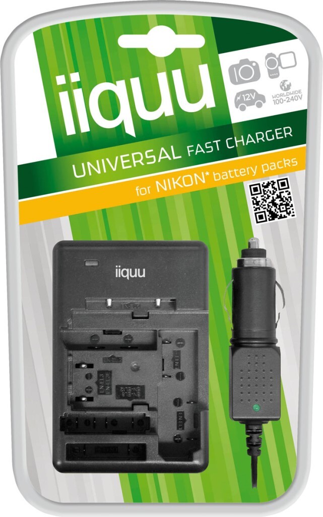 Univerzálna nabíjačka batérií Nikon čierna