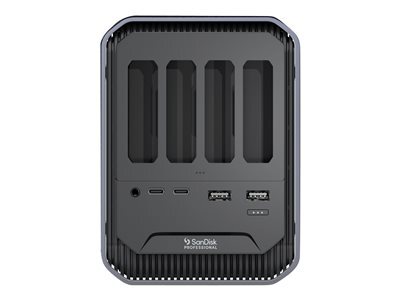 SanDisk Professional PRO-DOCK 4 - Kartenlesegerät-Dockingstation Schächte: 4 SDPD14F-0000-MBAAD