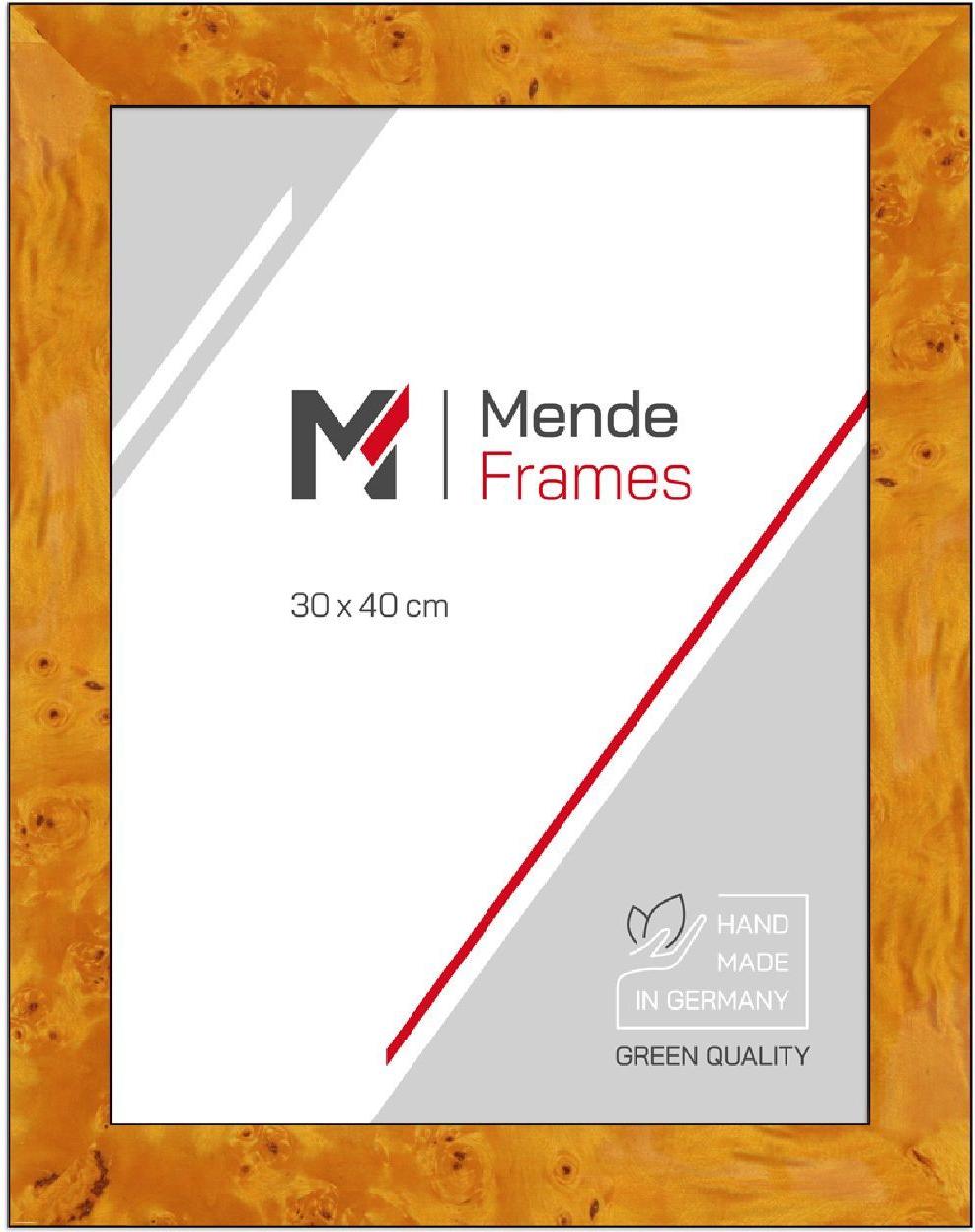 MendeFrames Fotorahmen mit Wurzelverzierung, 15 x 20 cm, Naturholz, entspiegeltes Glas H14E-097-015-020A-00