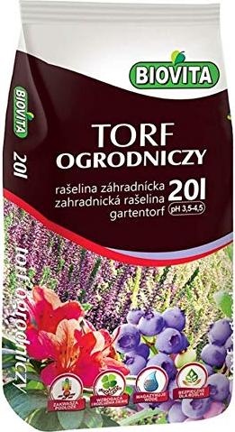 BIOVITA Gartentorf 20L Rohstoff Saurer Untergrundvorbereitung