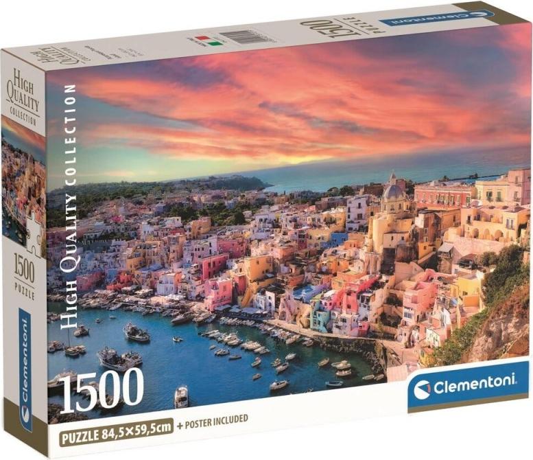 Clementoni Puzzle 1500 Die malerische Insel Procida 31721