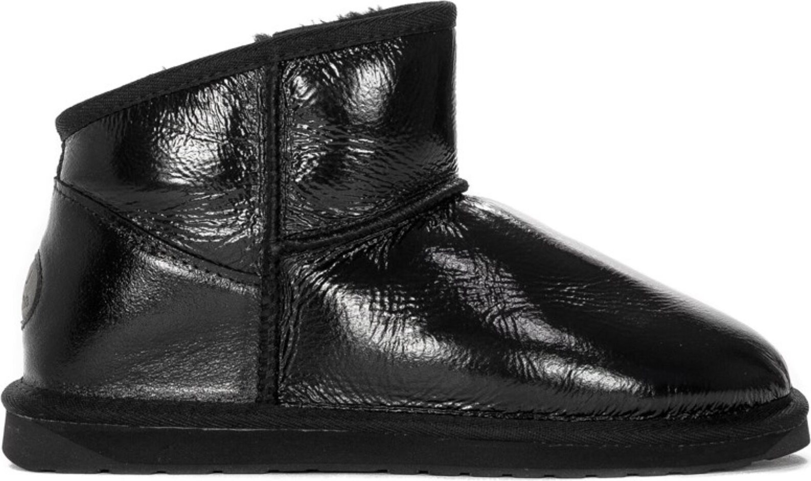 Emu Obuv Australia Botki Damskie Aarons Glossy Black, W12922Black
