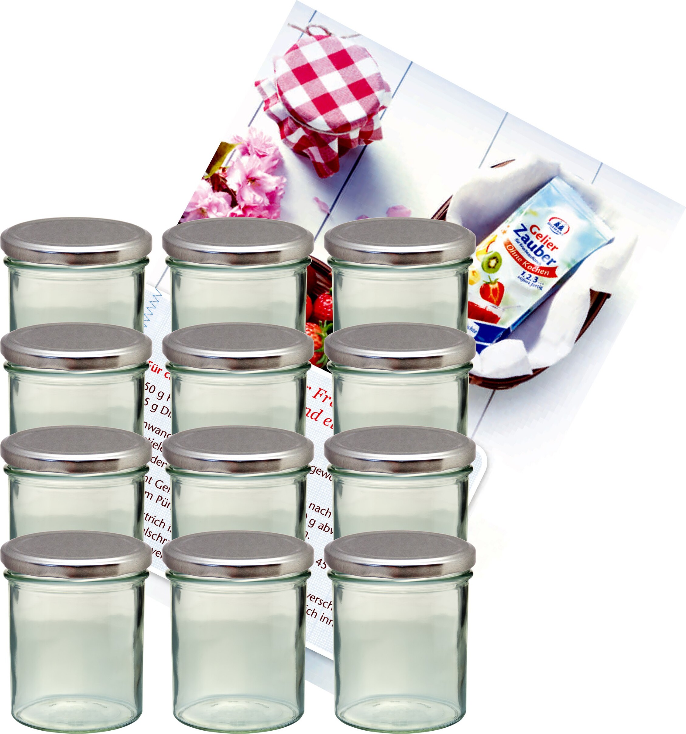 60x Sturzglas 350 Ml Mit Twist-Off Deckel - Einmachglas TO 82 | Made In Germany