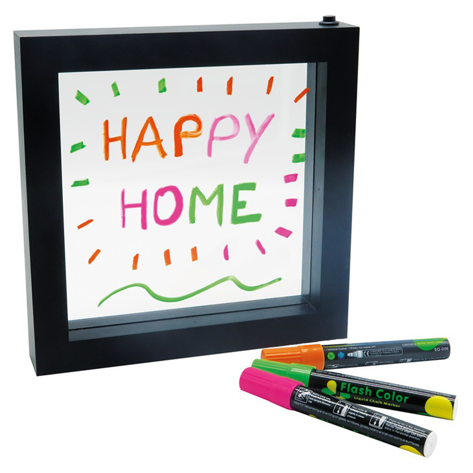 Lexibookbook Shining Drawing Boards mit 3 Neonstiften LTP055