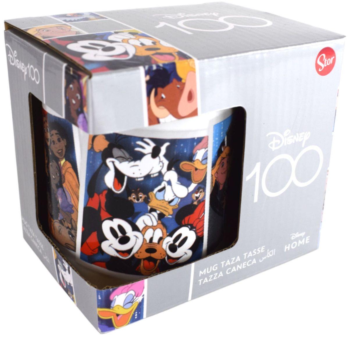 STOR Tasse 100 Jahre Disney Motiv 325 ml Keramik Zeichentrickfiguren 11oz