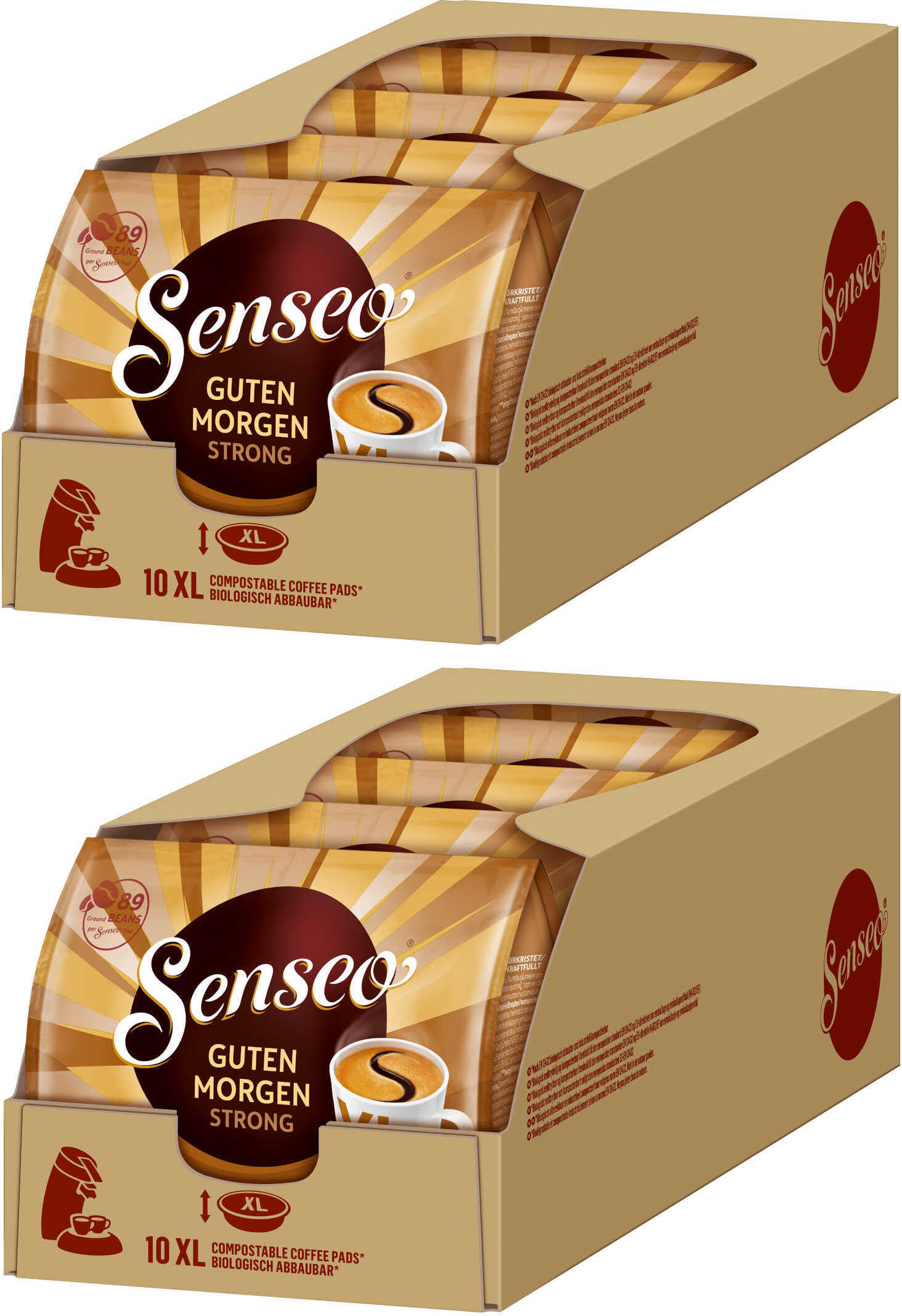 SENSEO KAFFEEPADS Klassisch Neues Design Intensiv & Vollmundig 10x16