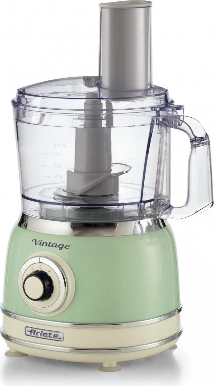 Ariete Vintage Line 1781/04, 2,1 L, Zelená, Otočné, Hnetenie, Miešanie, Nerezová oceľ, 1000 W