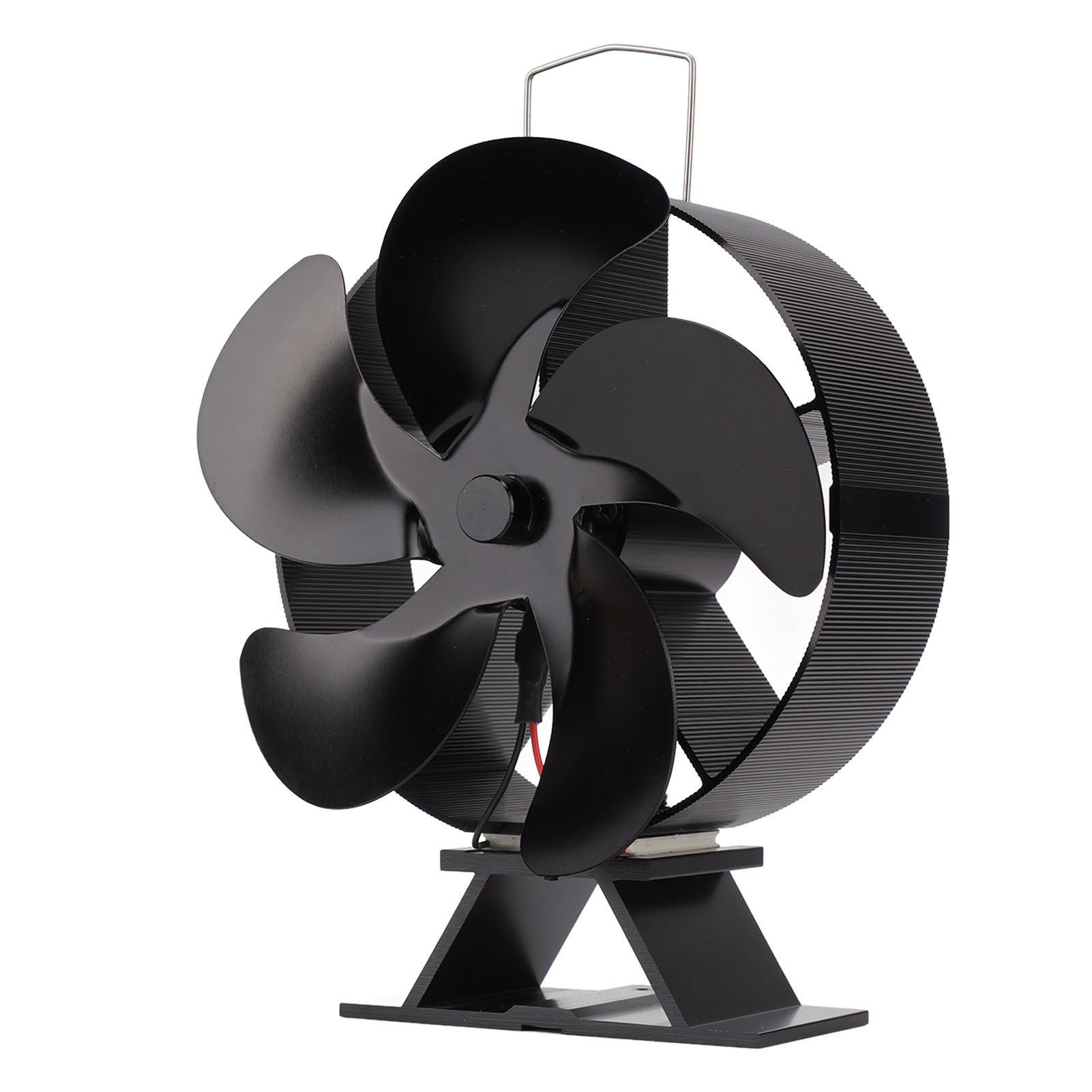 Tepelne poháňaný ventilátor na kachle, 5 lopatiek tepelne poháňaného ventilátora na kachle, krbový ventilátor na drevo, krbový ventilátor, 5 lopatiek ventilátora na kachle, ventilátor na cirkuláciu vzduchu