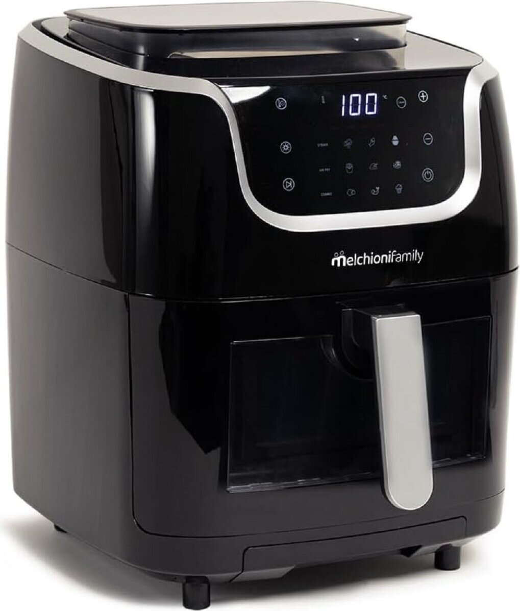 Melchioni GIOIA Heißluftfritteuse 6,5L 1700W Schwarz - Küchengeräte MF-014