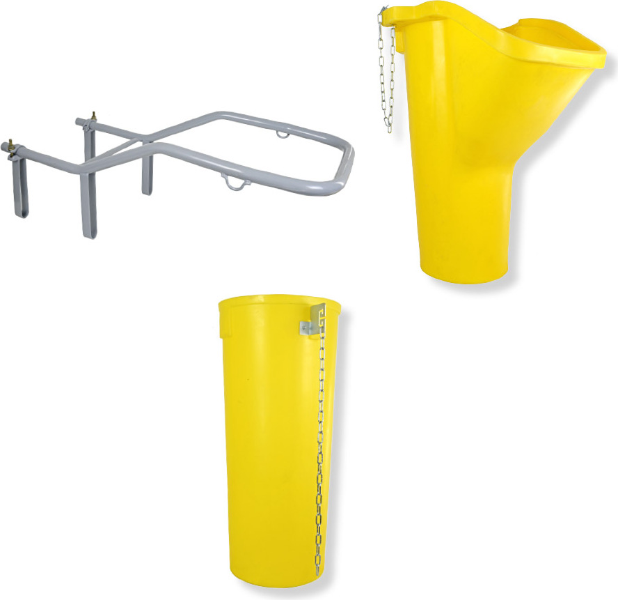 Profi Bauschuttrutsche Schuttrutsche Schuttrutschen Schuttrohr SET (3-tlg 2 m)