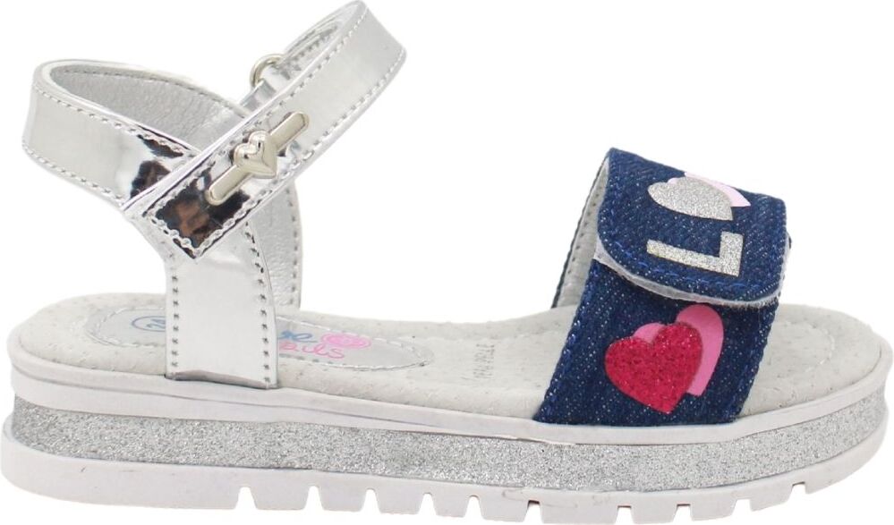 Love Details Denim-Sandale mit Glitzer-Details 25