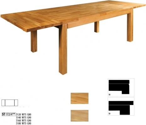 Esszimmer Besprechungstisch Massivholz-Esstisch JVmoebel