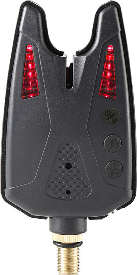 LIXADA Angelalarm, elektronischer Fischbissanzeiger, LED-Angelalarm, ABS, Fischbissanzeiger, Rotlicht